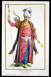 Dschingis Khan (ca. 1162-1227) aus 